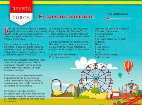 El parque animado…