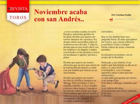 Noviembre acaba con san Andrés...