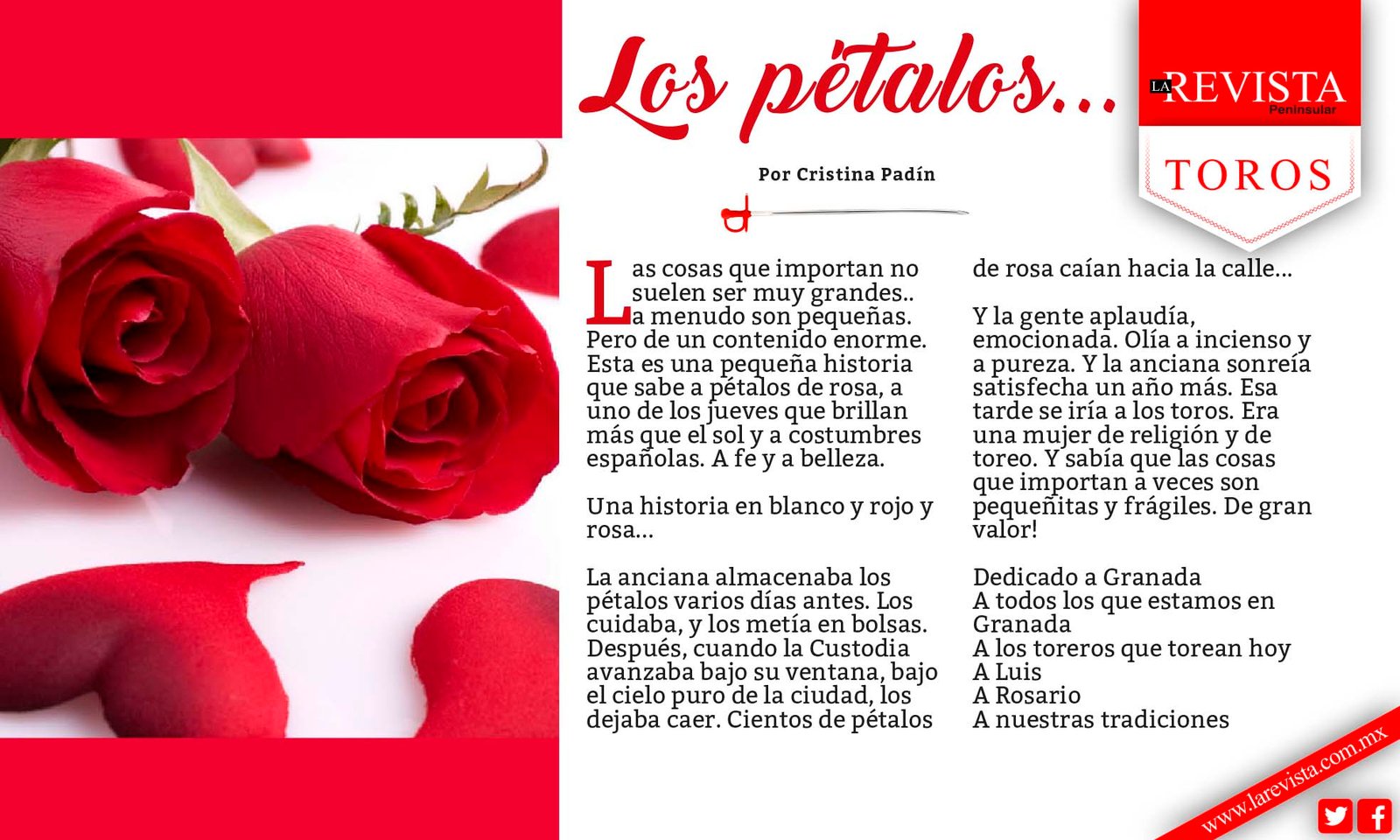 Los pétalos..