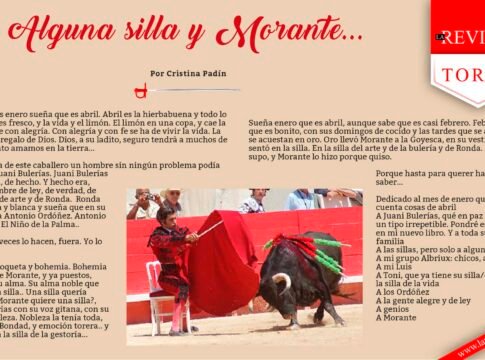 Alguna silla y Morante...