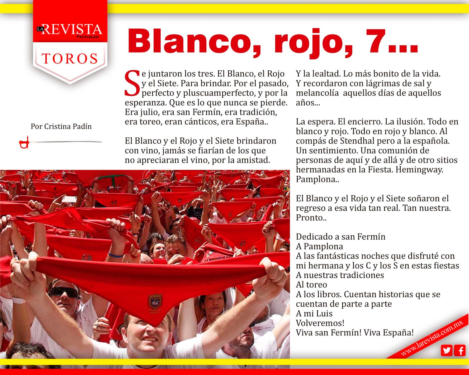 Blanco, rojo, 7...