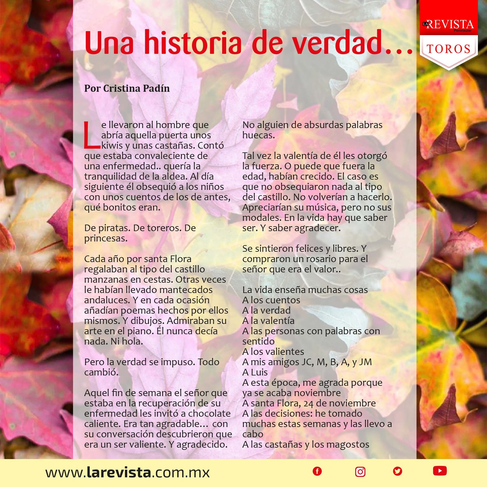 Una historia de verdad…