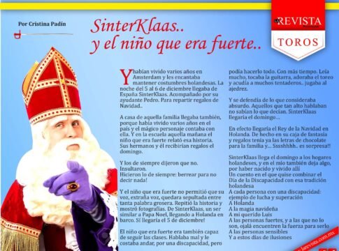 SinterKlaas... y el niño que era fuerte...
