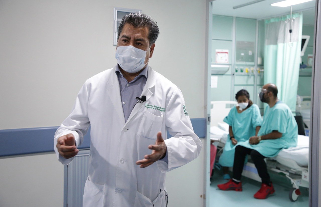 Especialistas del IMSS de La Raza trasplantaron hígado a   mujer de 28 años de donador fallecido con previa enfermedad renal