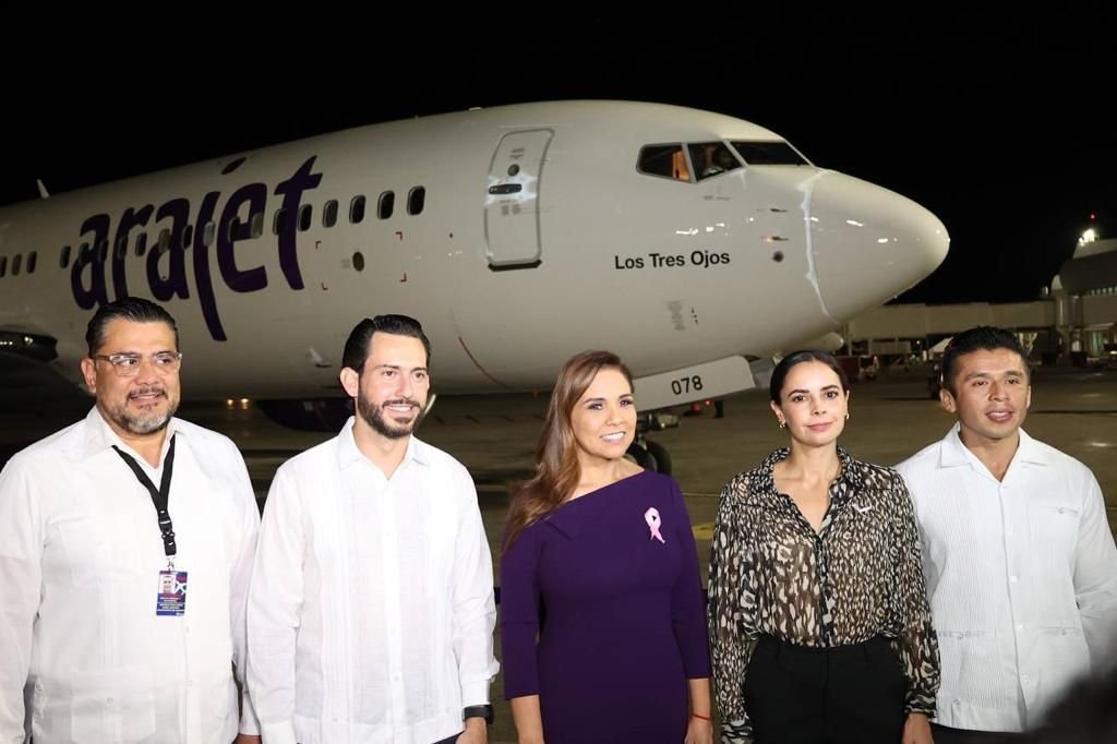 Anuncian nueva ruta aérea en Cancún