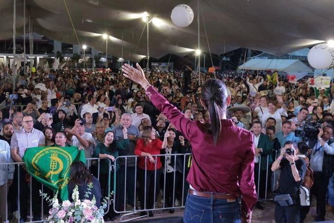 Claudia Sheinbaum asistió a una Asamblea Informativa en Iztacalco, Ciudad de México