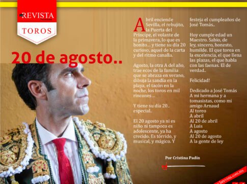 20 de agosto..
