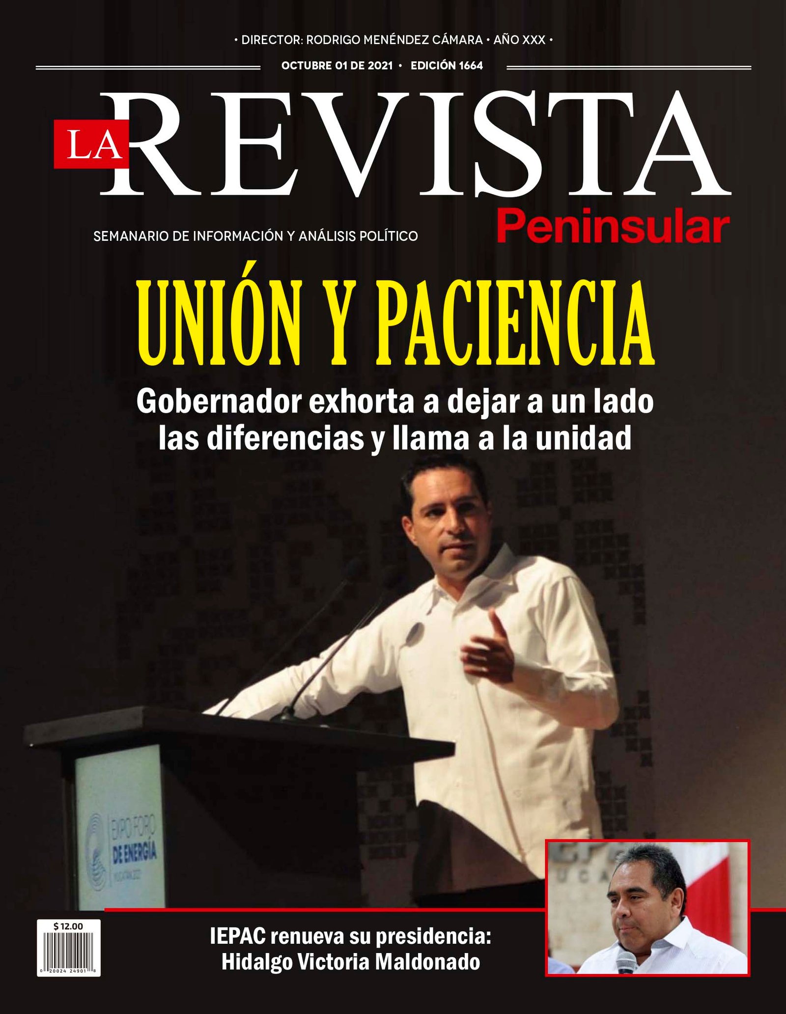 Unión y paciencia Gobernador exhorta a dejar a un lado las diferencias y llama a la unidad