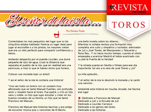 El señor de la isla...