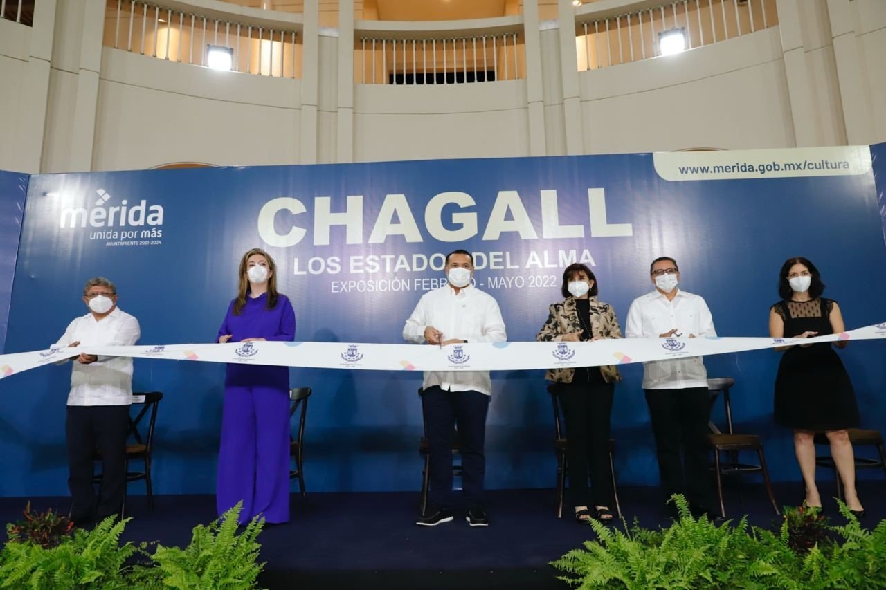 La obra de Marc Chagall llega a Mérida llena de color y con mensajes de esperanza y amor