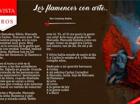 Los flamencos con arte..