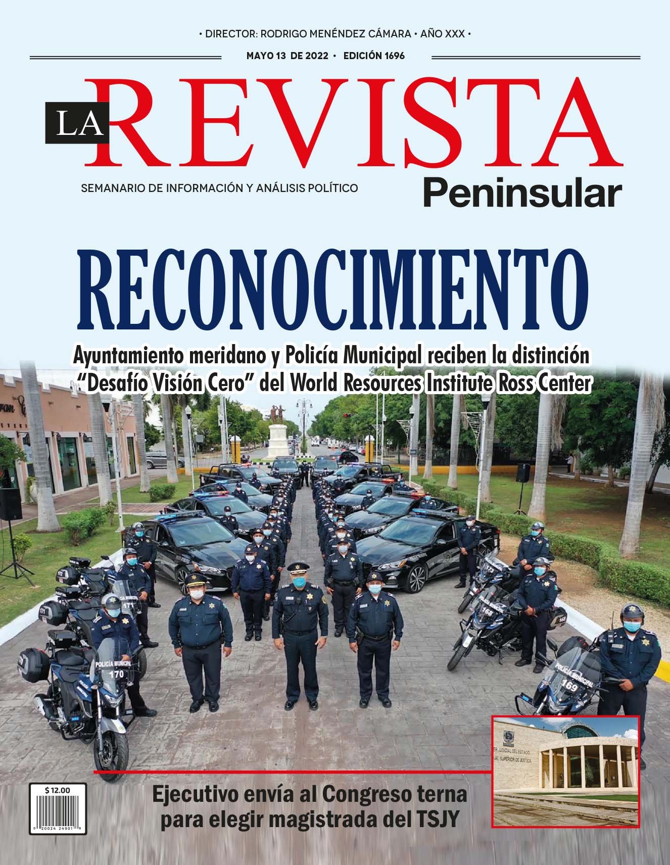 RECONOCIMIENTO:  Ayuntamiento meridano y Policía Municipal  reciben la distinción “Desafío Visión Cero”  del World Resources Institute Ross Center