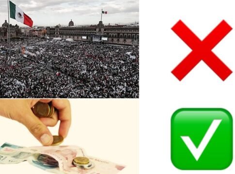 Para AMLO: tache por el evento