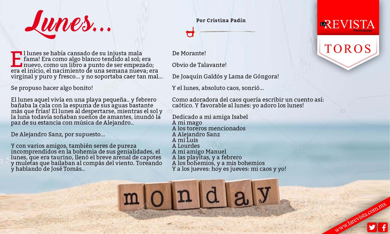 Lunes...