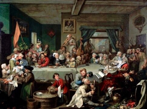 La sátira en La Campaña Electoral de William Hogarth