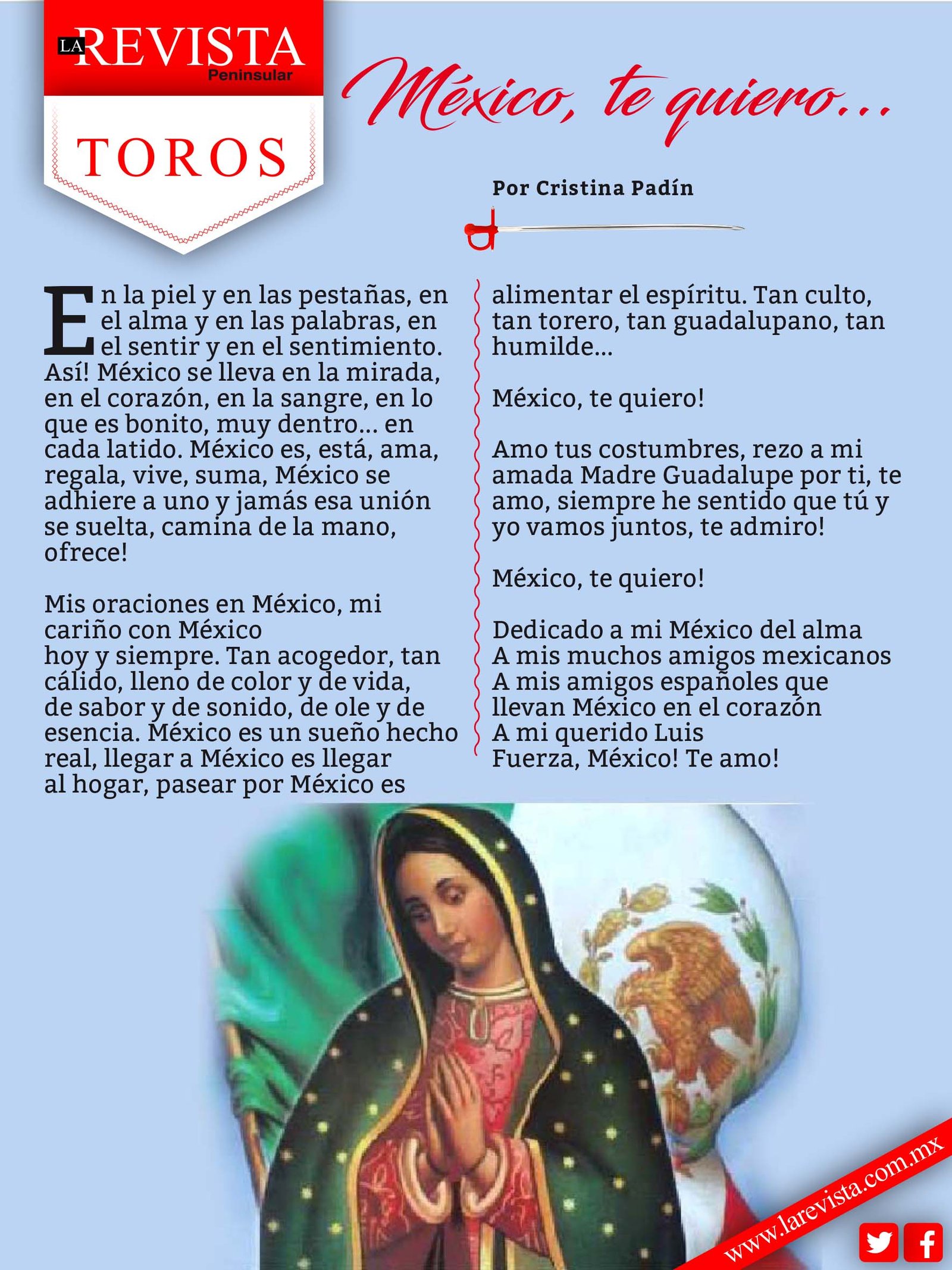 ¡México, te quiero!