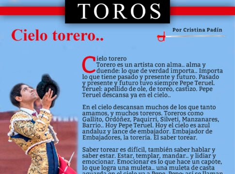 Cielo torero..