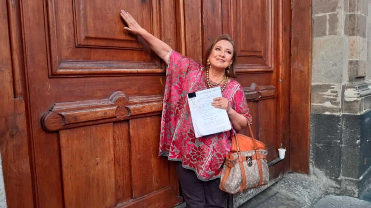 Xóchitl a Palacio Nacional