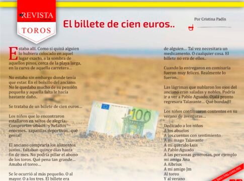 El billete de cien euros...