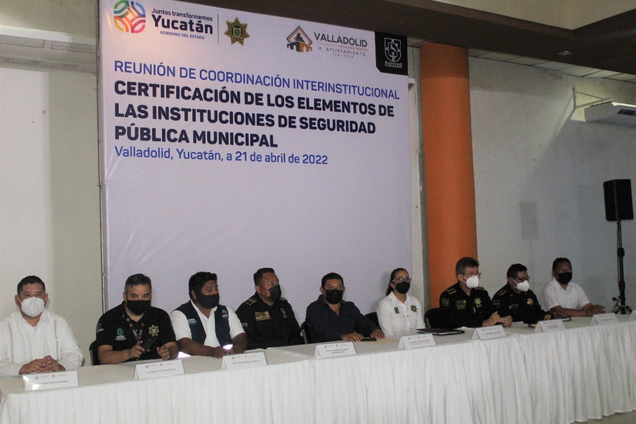 Valladolid cumpliendo con los procesos policiales para seguir garantizando la seguridad en el municipio