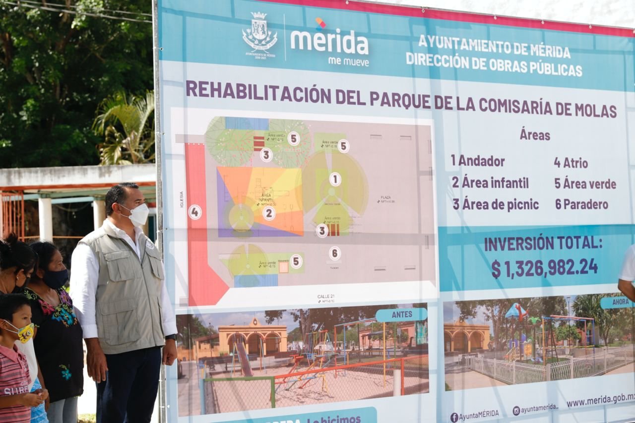 Las comisarías de Mérida con más y mejor infraestructura urbana