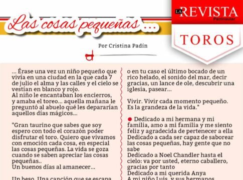 Las cosas pequeñas...