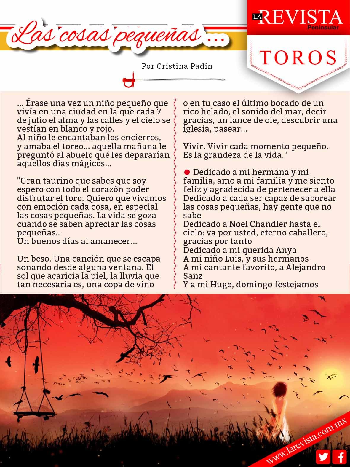 Las cosas pequeñas...