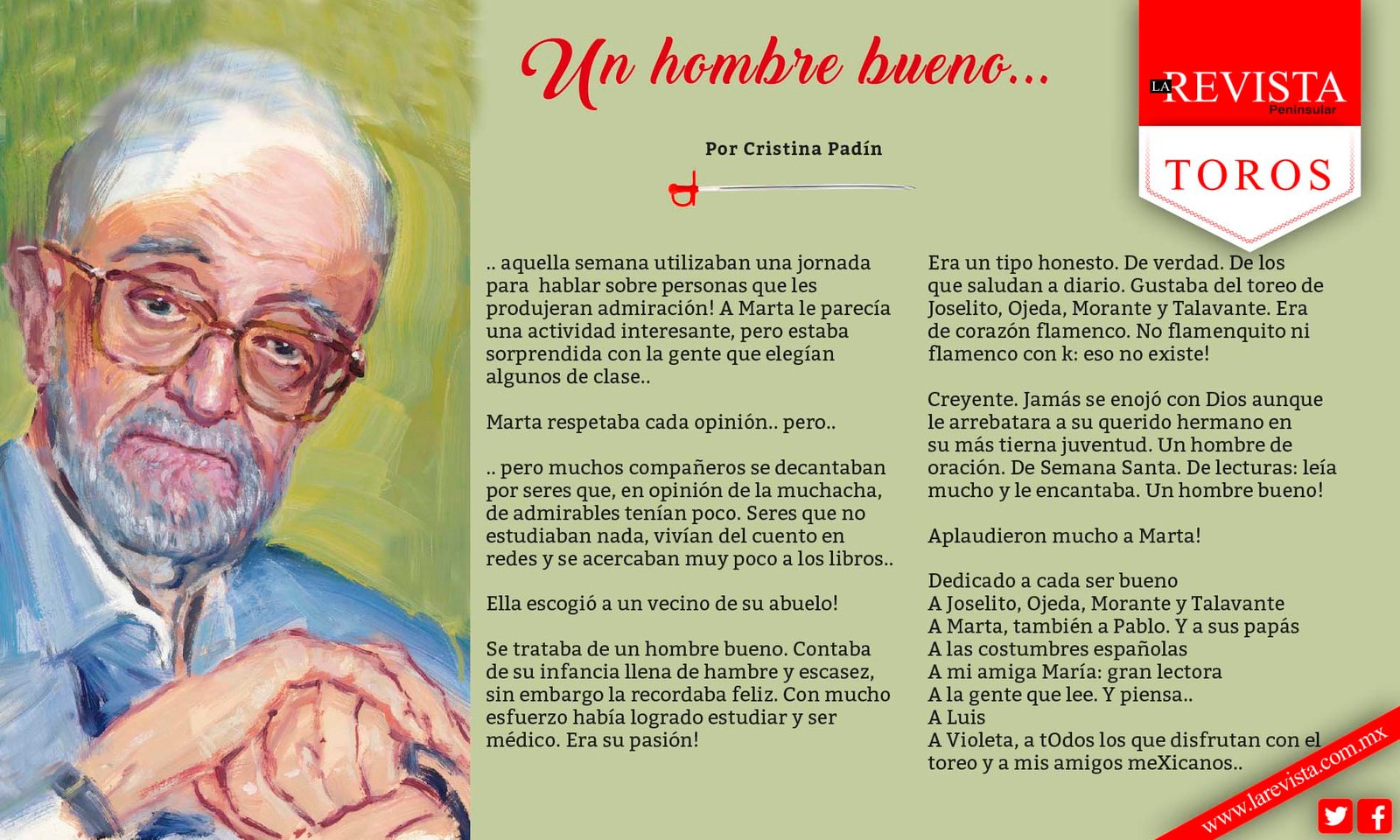 Un hombre bueno...