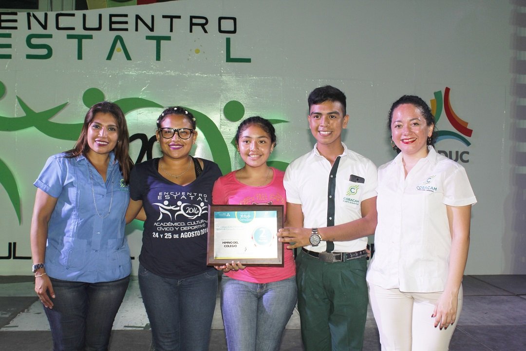 Ganadores del Encuentro Estatal Académico, Cultural, Cívico y Deportivo del COBACAM