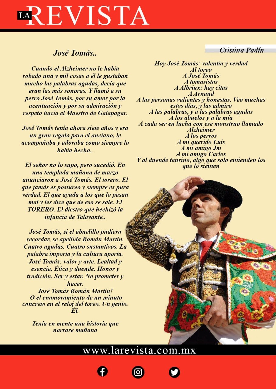 José Tomás...