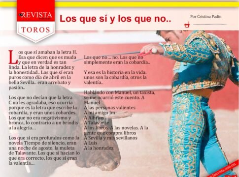 Los que sí y los que no..
