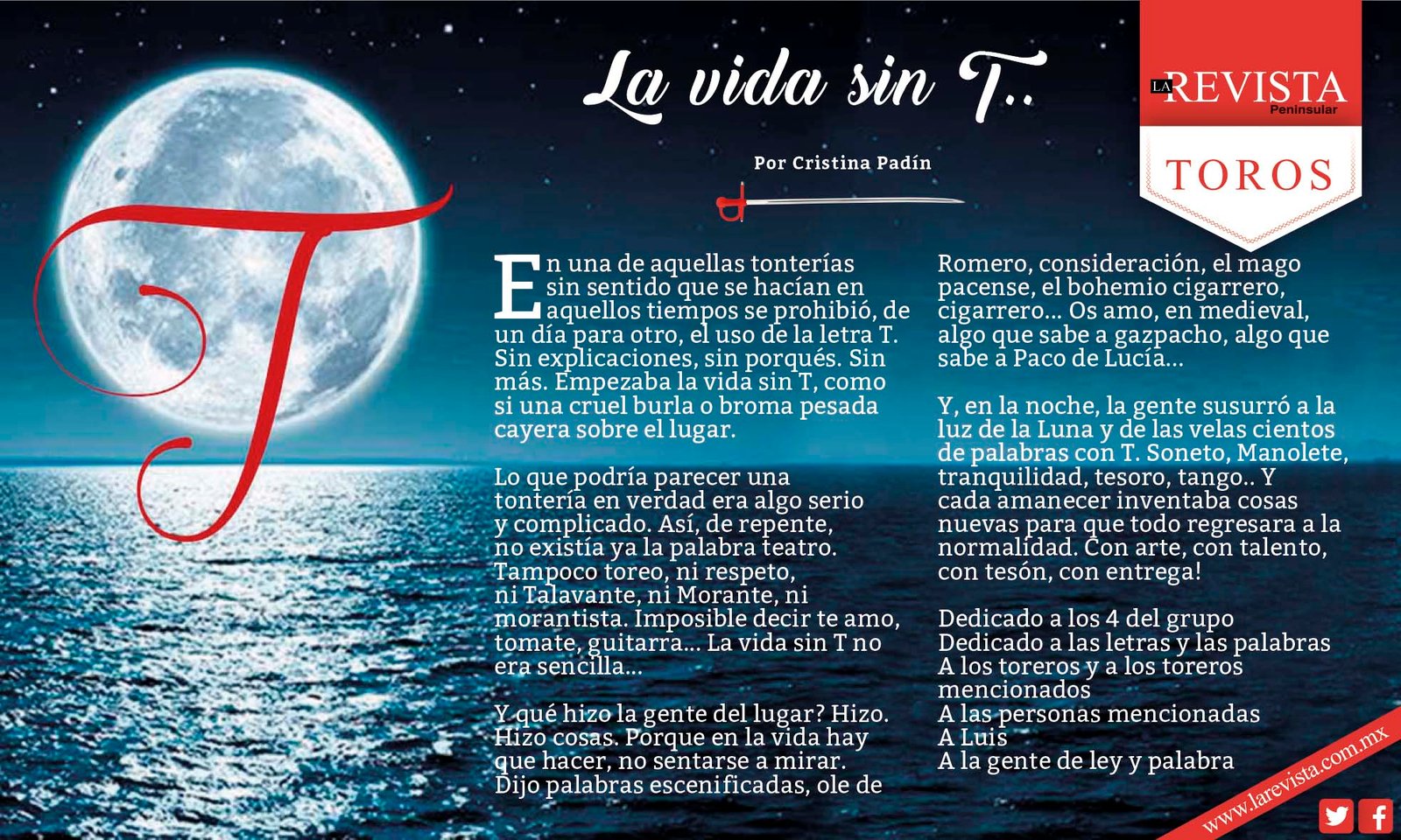 La vida sin T..
