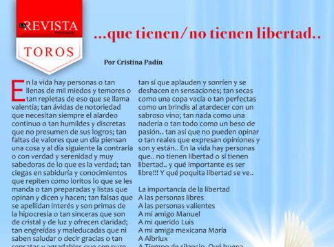 …que tienen/no tienen libertad...