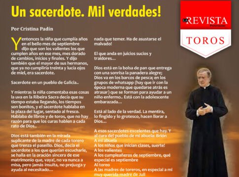 Un sacerdote. Mil verdades!!!