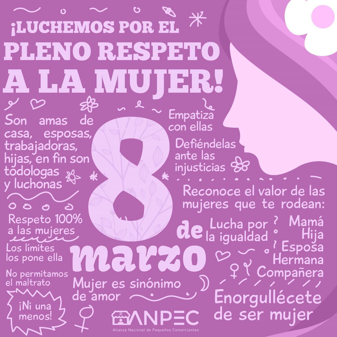 ANPEC reconoce y admira a todas las compañeras del pequeño comercio en este Día Internacional de la Mujer
