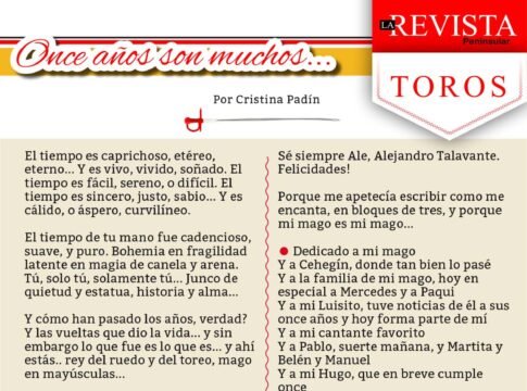 Once años son mucho...