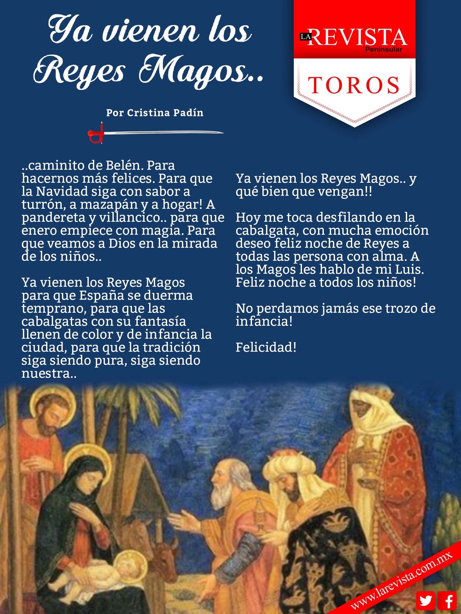 Ya vienen los Reyes Magos...