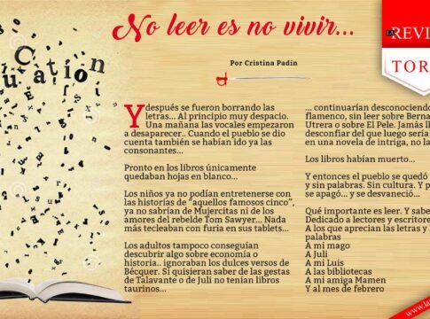 No leer es no vivir...