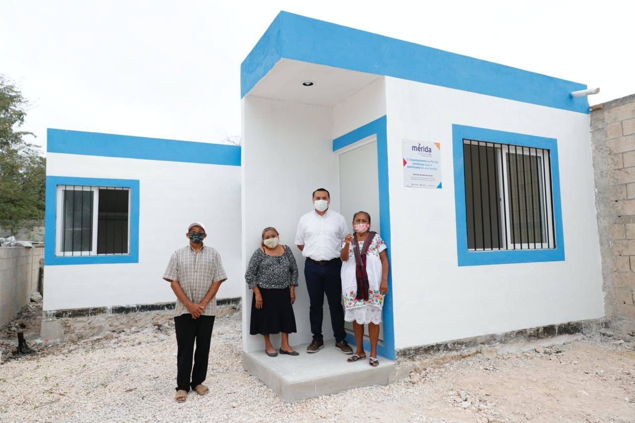 El Alcalde, Renán Barrera Concha, trabaja en el cuidado del bienestar de la ciudadanía con acciones de vivienda para la población vulnerable
