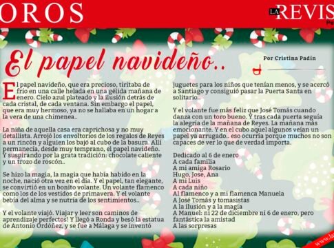 El papel navideño..