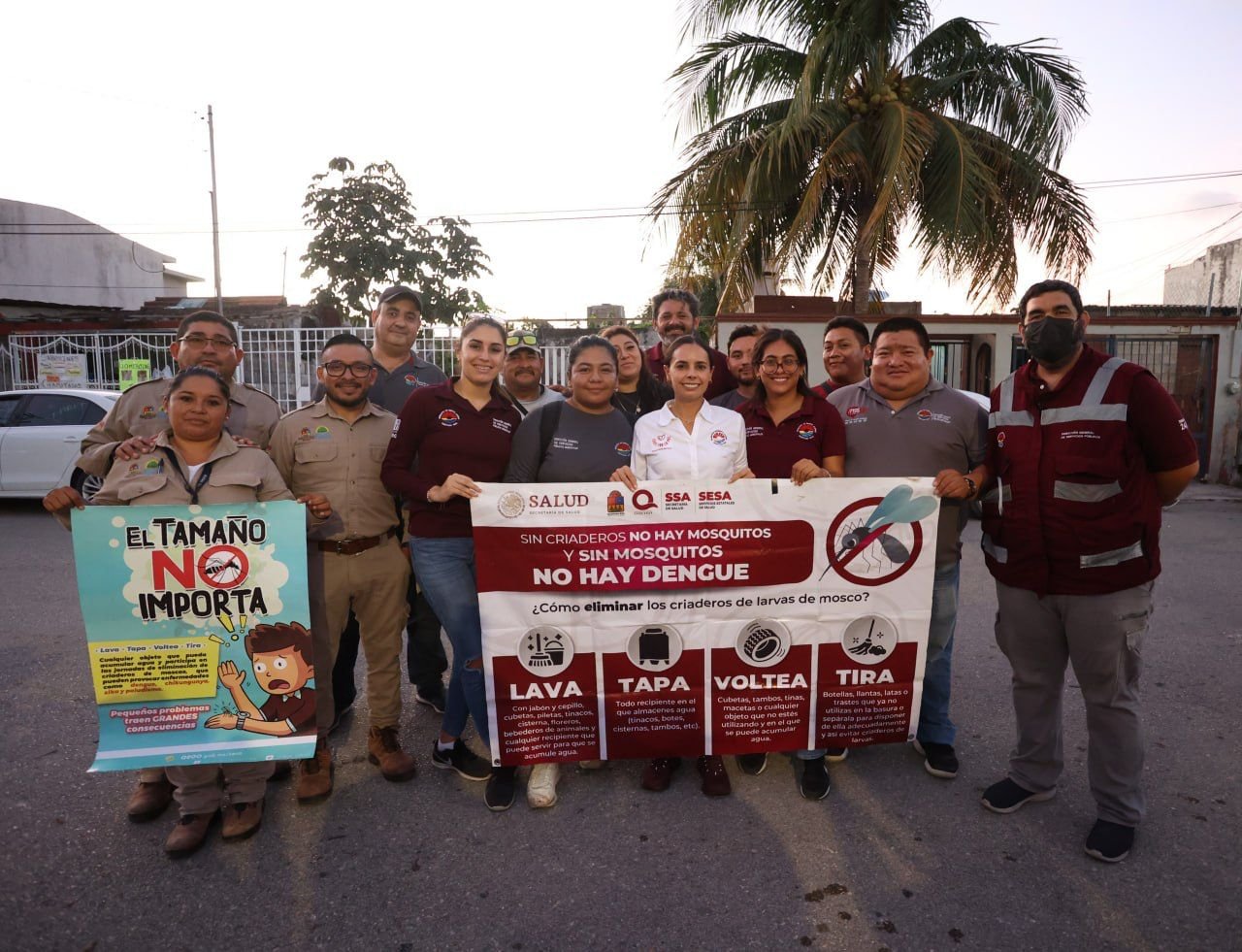 Llevan brigadas de descacharrización a la SM 103