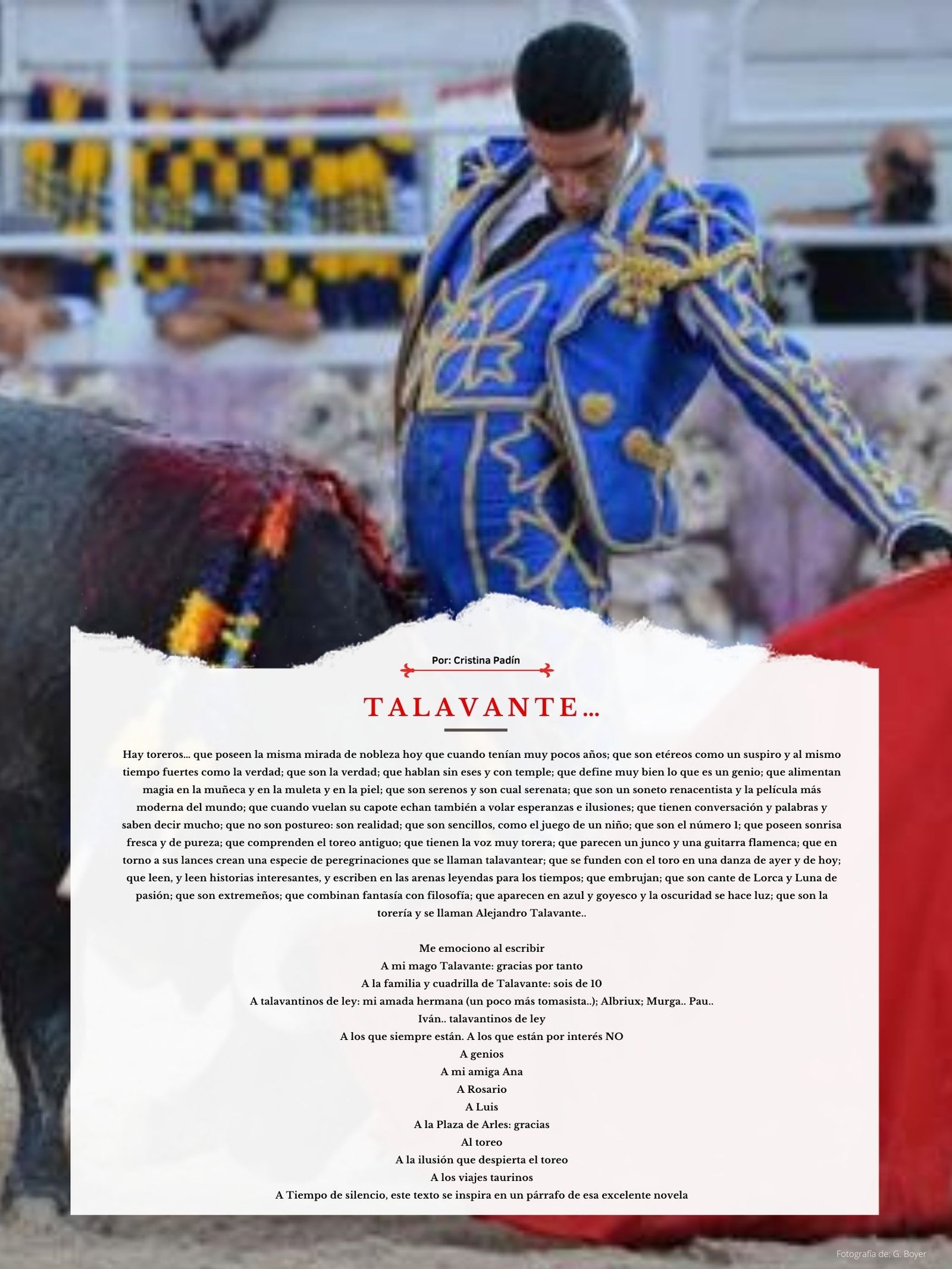 Talavante…
