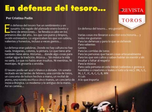 En defensa del tesoro…