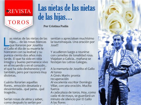 Las nietas de las nietas de las hijas...