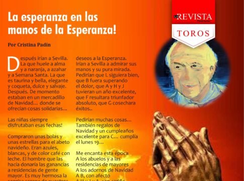 ¡La esperanza en las manos de la Esperanza!