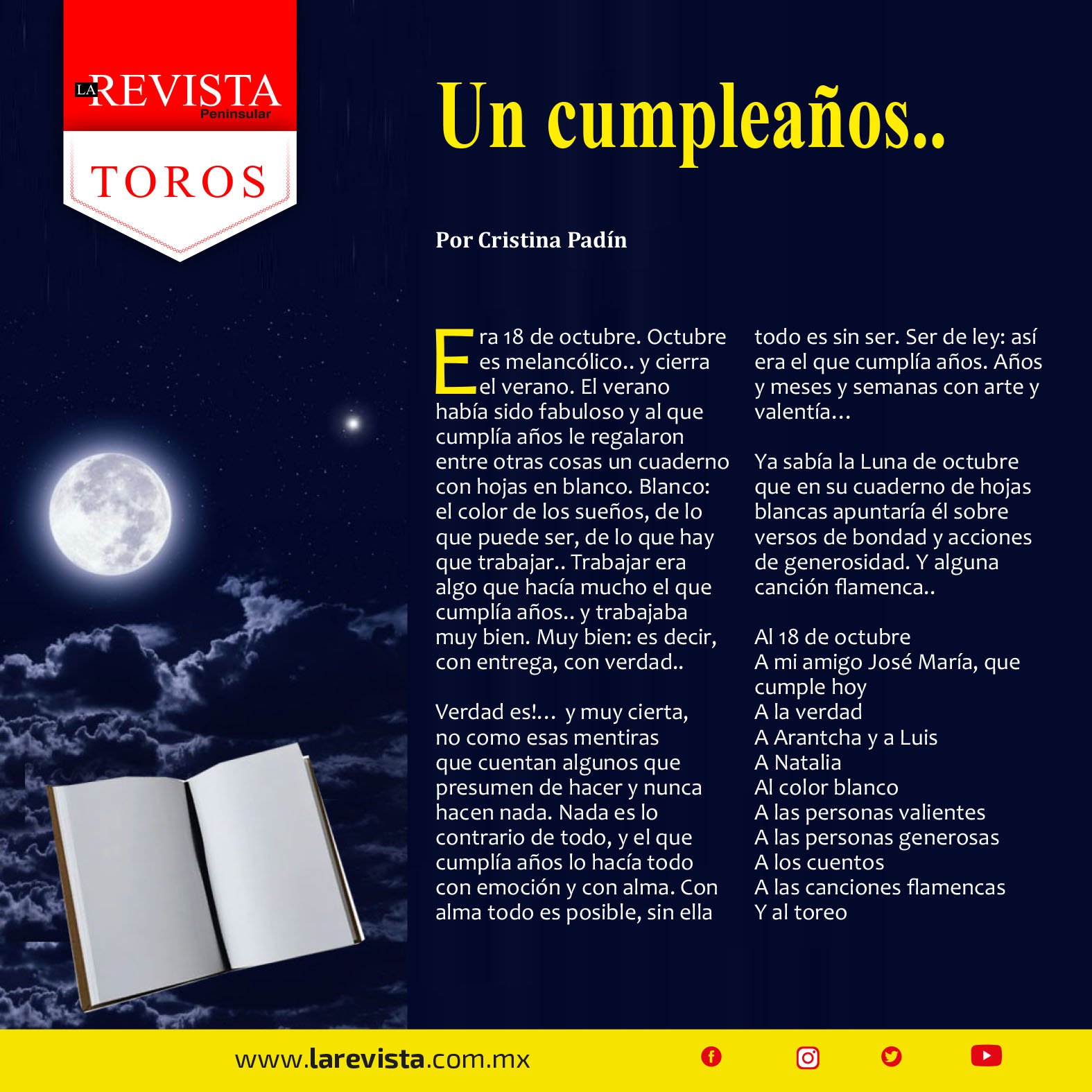 Un cumpleaños...