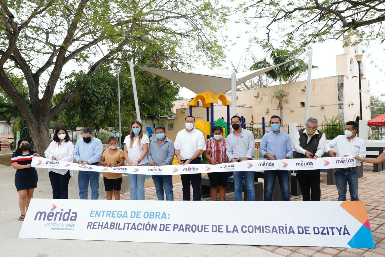 El Alcalde Renán Barrera entrega obras que promueven la unidad y la convivencia familiar