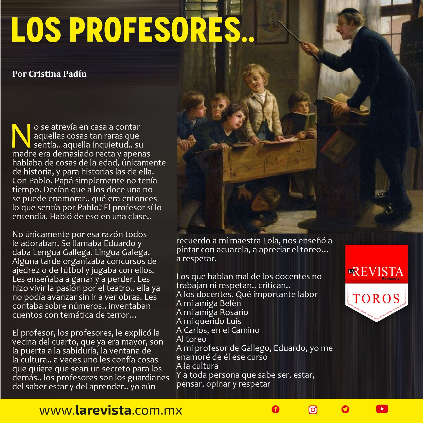 Los profesores..