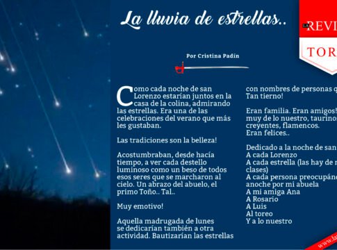 La lluvia de estrellas..