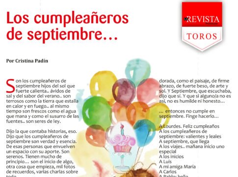Los cumpleañeros de septiembre...